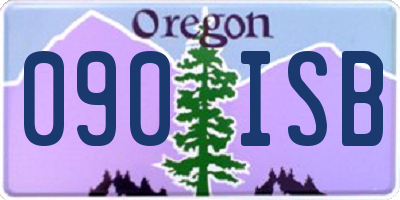 OR license plate 090ISB