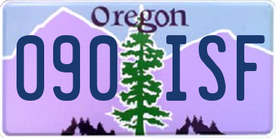 OR license plate 090ISF