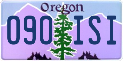 OR license plate 090ISI