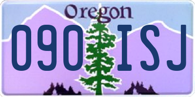 OR license plate 090ISJ