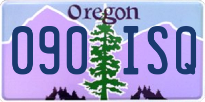 OR license plate 090ISQ