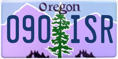 OR license plate 090ISR