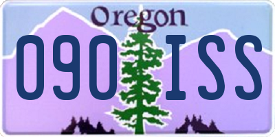 OR license plate 090ISS