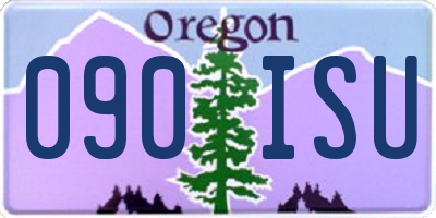 OR license plate 090ISU