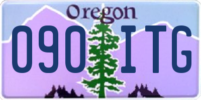 OR license plate 090ITG