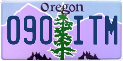 OR license plate 090ITM