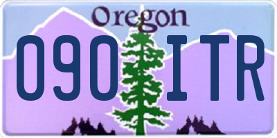 OR license plate 090ITR