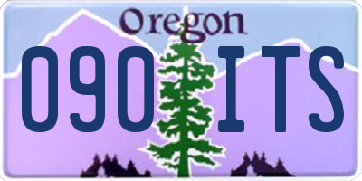 OR license plate 090ITS