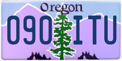 OR license plate 090ITU