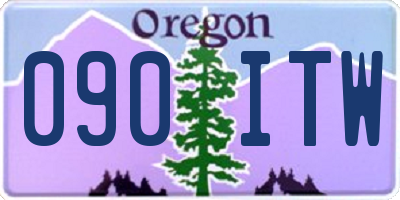 OR license plate 090ITW