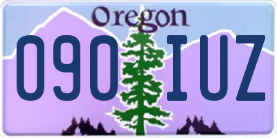 OR license plate 090IUZ