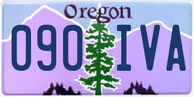 OR license plate 090IVA