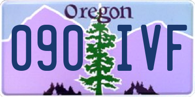 OR license plate 090IVF