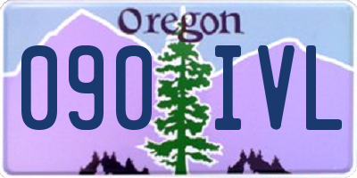 OR license plate 090IVL