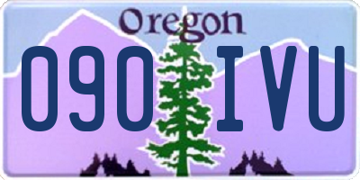 OR license plate 090IVU