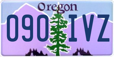OR license plate 090IVZ