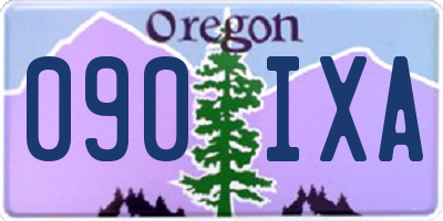 OR license plate 090IXA