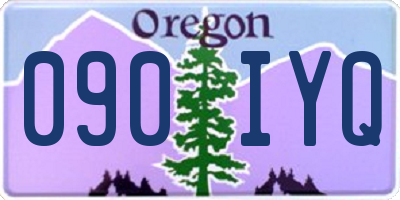 OR license plate 090IYQ