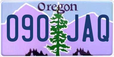 OR license plate 090JAQ