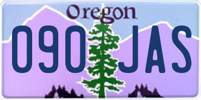 OR license plate 090JAS