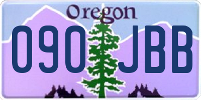 OR license plate 090JBB