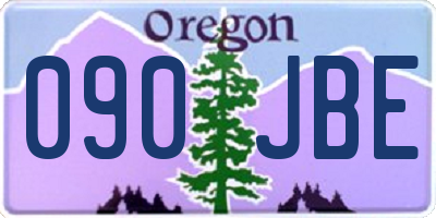 OR license plate 090JBE