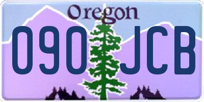 OR license plate 090JCB
