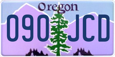OR license plate 090JCD