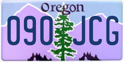 OR license plate 090JCG