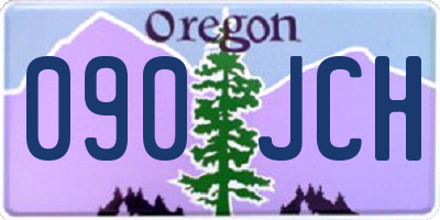 OR license plate 090JCH