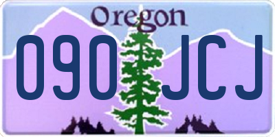OR license plate 090JCJ