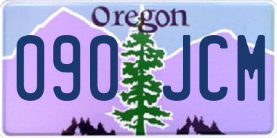 OR license plate 090JCM
