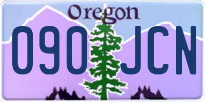 OR license plate 090JCN