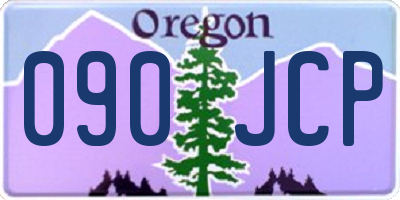 OR license plate 090JCP
