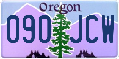 OR license plate 090JCW
