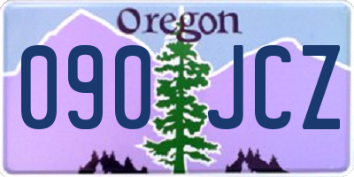 OR license plate 090JCZ