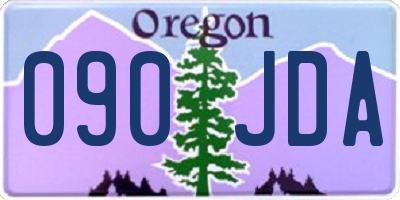 OR license plate 090JDA