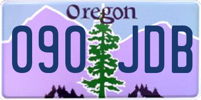 OR license plate 090JDB
