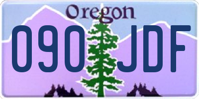 OR license plate 090JDF