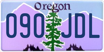 OR license plate 090JDL