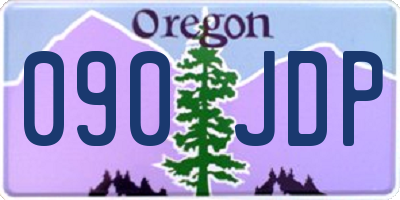 OR license plate 090JDP