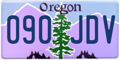 OR license plate 090JDV