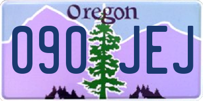 OR license plate 090JEJ