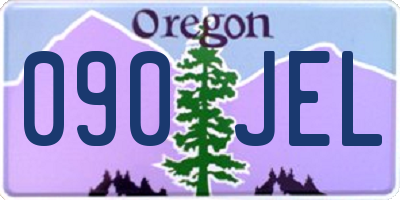OR license plate 090JEL