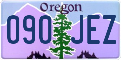 OR license plate 090JEZ