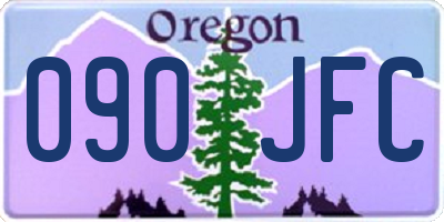 OR license plate 090JFC