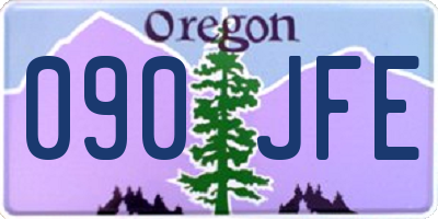 OR license plate 090JFE