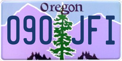 OR license plate 090JFI