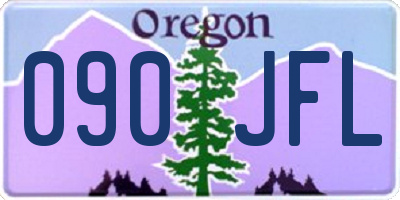 OR license plate 090JFL