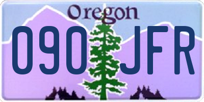 OR license plate 090JFR